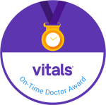 Dr. Joseph DiGiovanni awarded Vitals On Time Doctor Award